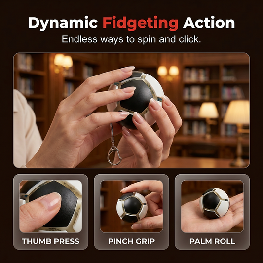 Mini Football Fidget Keychain Stress Relief Toy