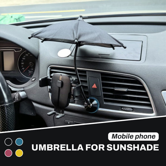 Magnetic Phone Umbrella Sunshade with Adjustable Gooseneck