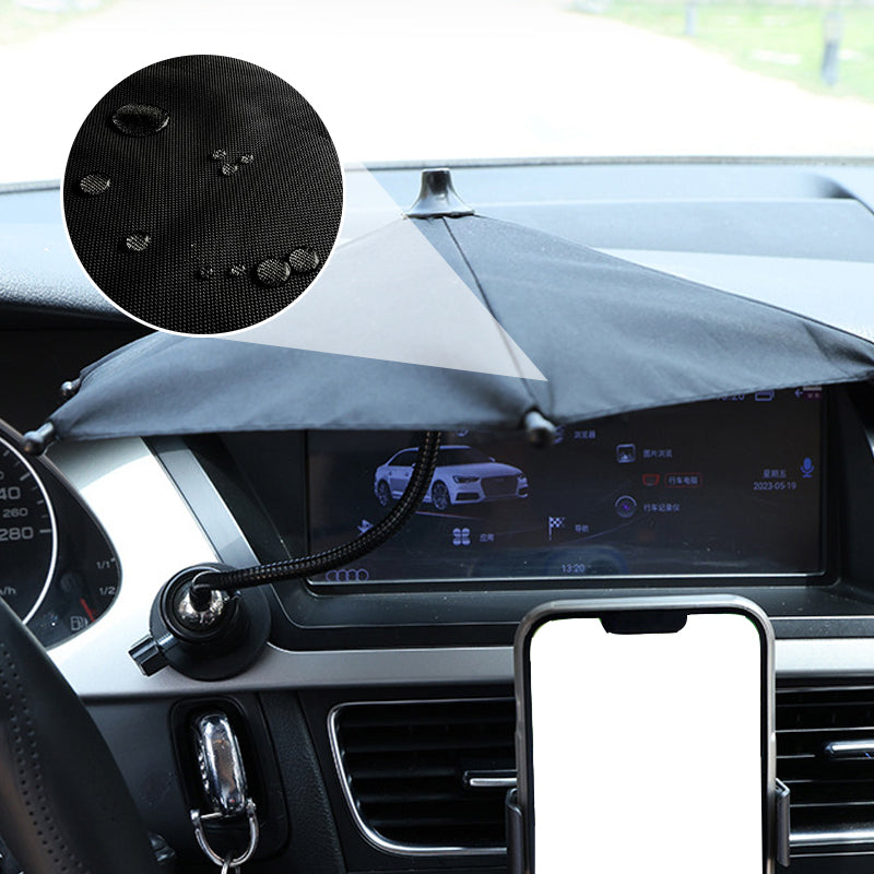 Magnetic Phone Umbrella Sunshade with Adjustable Gooseneck