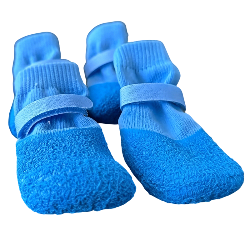 Anti-Slip Waterproof Dog Boots with Rubber Sole