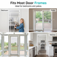 Heavy-Duty Scratch-Proof Pet Screen Door with Dual Zipper