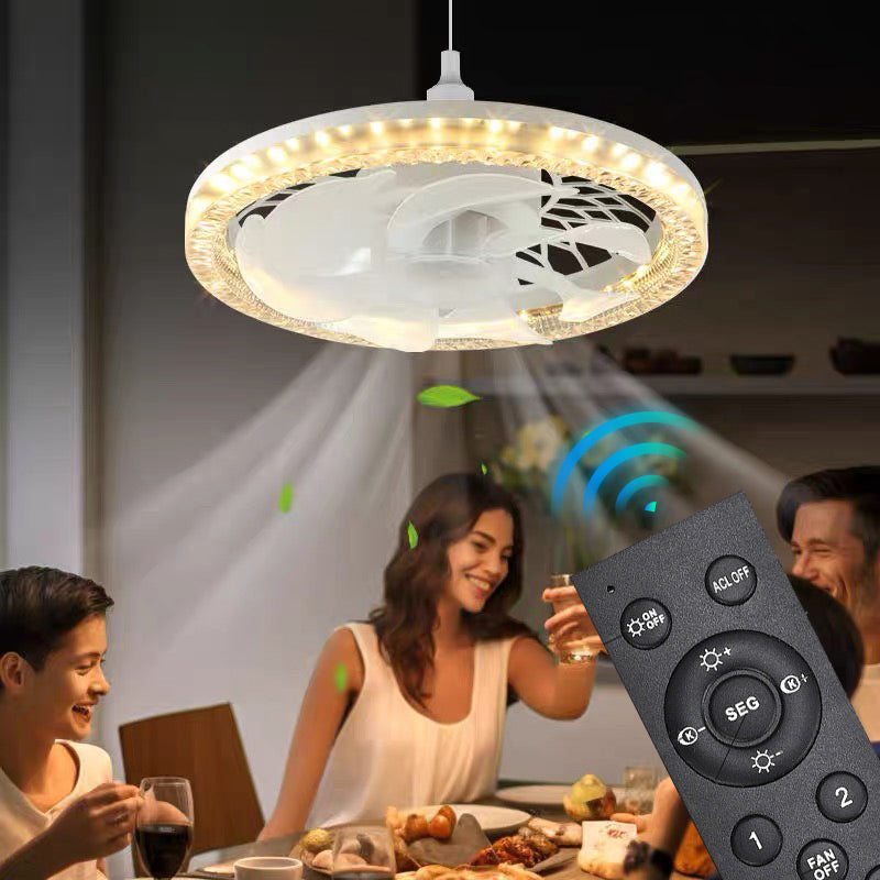 2-in-1 Ceiling Fan Light with Remote Control