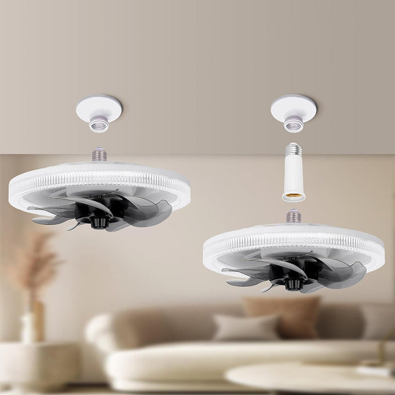 2-in-1 Ceiling Fan Light with Remote Control