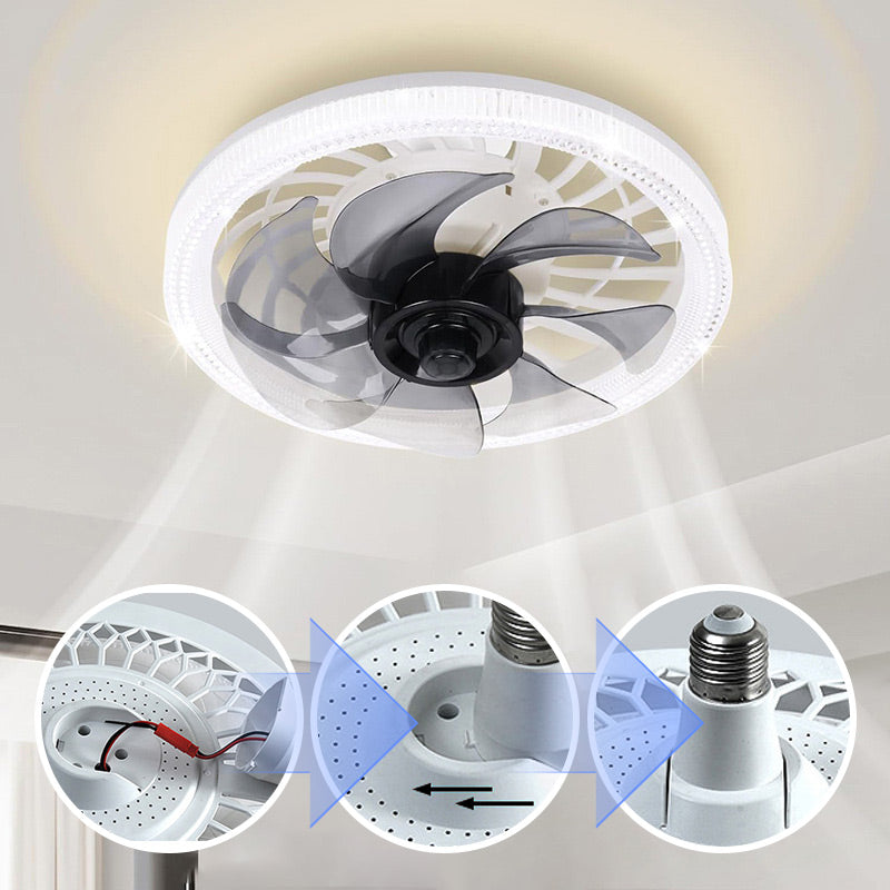 2-in-1 Ceiling Fan Light with Remote Control
