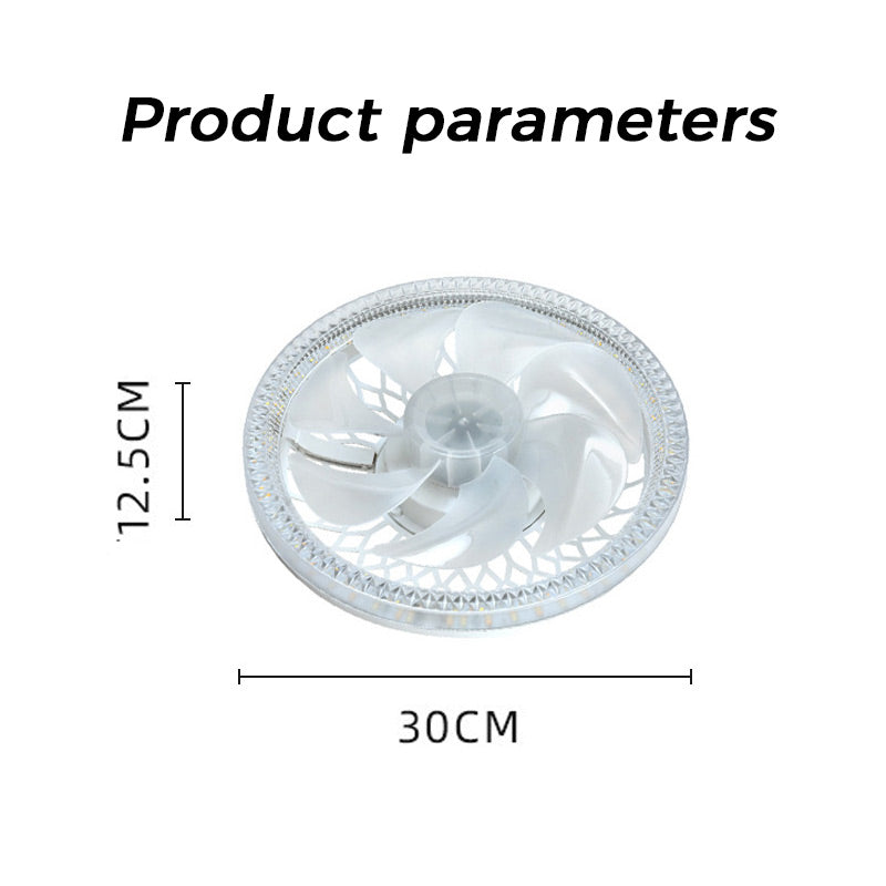 2-in-1 Ceiling Fan Light with Remote Control