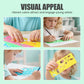 Kids Stencil Drawing Set 4-Piece Plastic Art Craft Kit