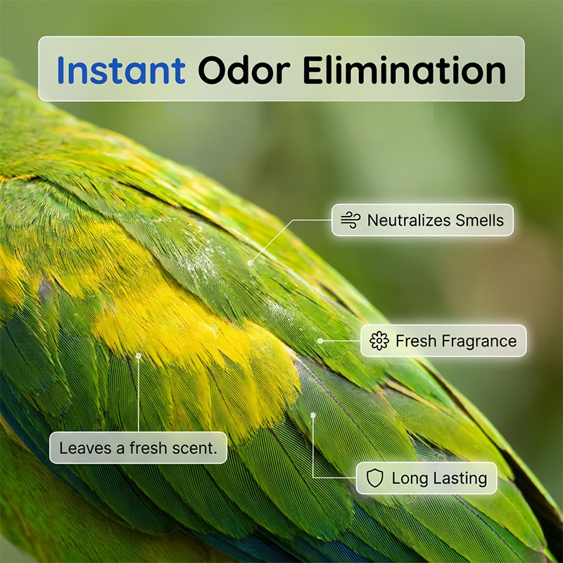 7-in-1 Waterless Dry Cleaning Foam for Parrots