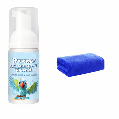 7-in-1 Waterless Dry Cleaning Foam for Parrots