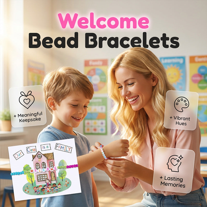 Welcome Bead Bracelets Classroom Bonding Friendship Set