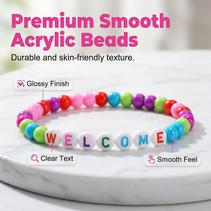 Welcome Bead Bracelets Classroom Bonding Friendship Set