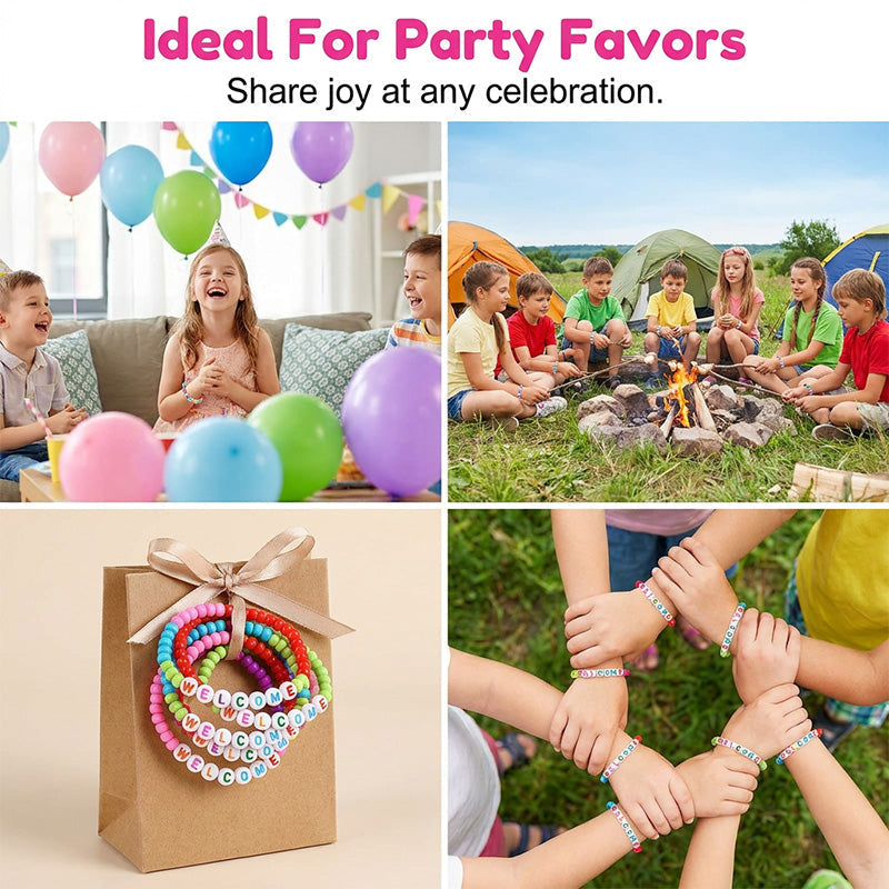 Welcome Bead Bracelets Classroom Bonding Friendship Set