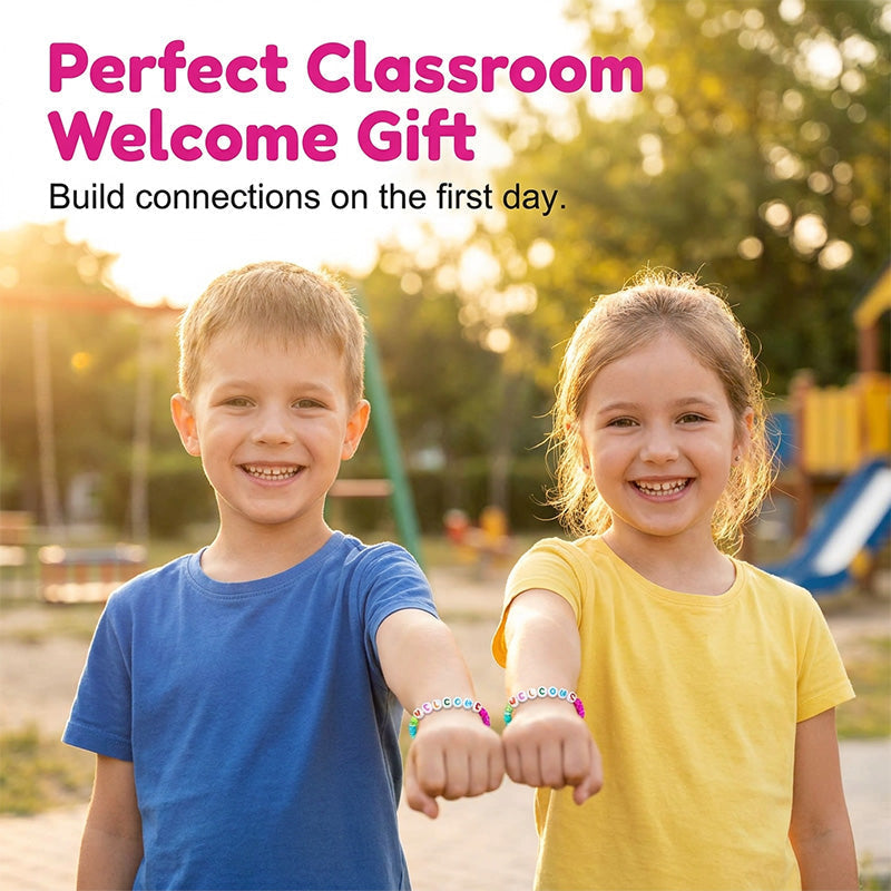 Welcome Bead Bracelets Classroom Bonding Friendship Set