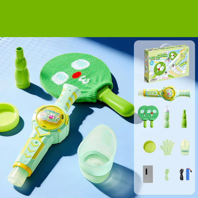 Interactive Smoke Bubble Paddle Game Set