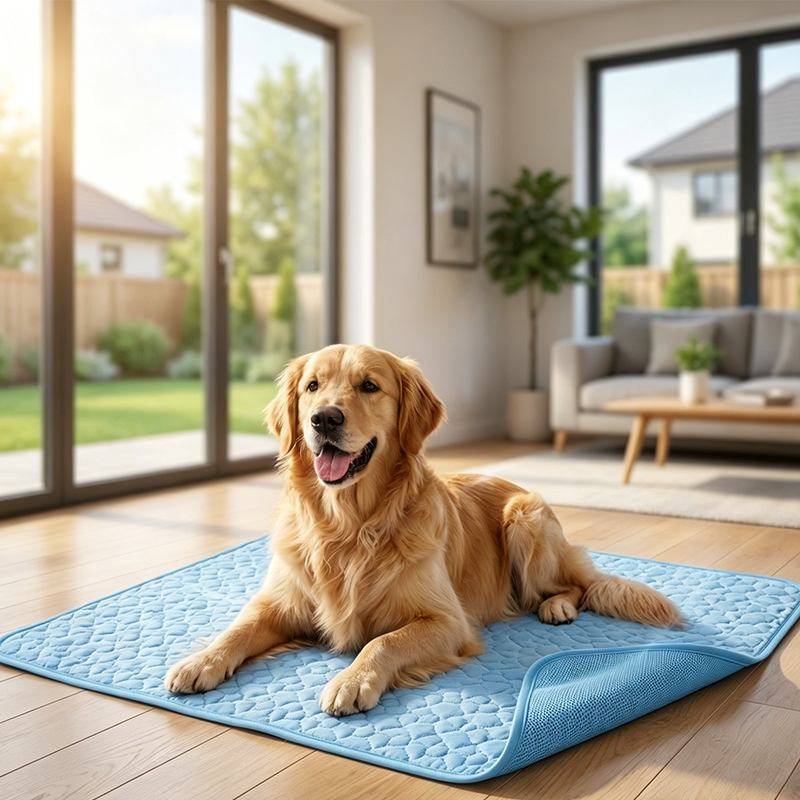 Breathable Pet Cooling Mat Oxford Fabric No-Water Design