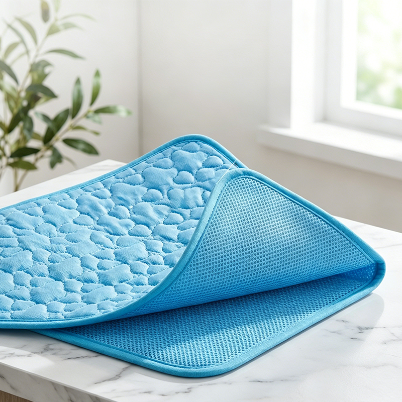 Breathable Pet Cooling Mat Oxford Fabric No-Water Design