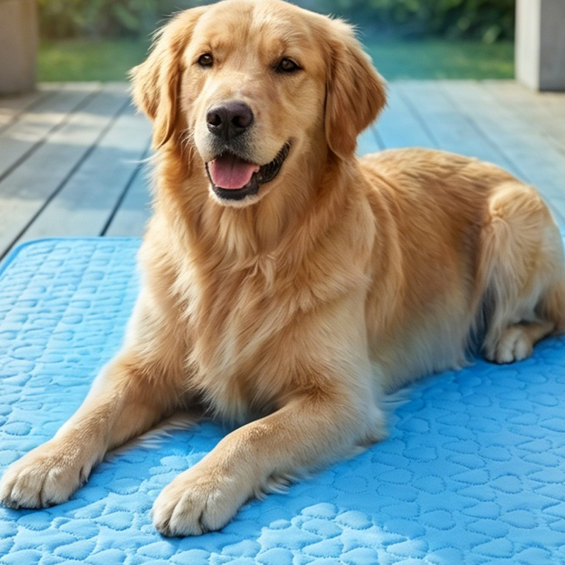 Breathable Pet Cooling Mat Oxford Fabric No-Water Design