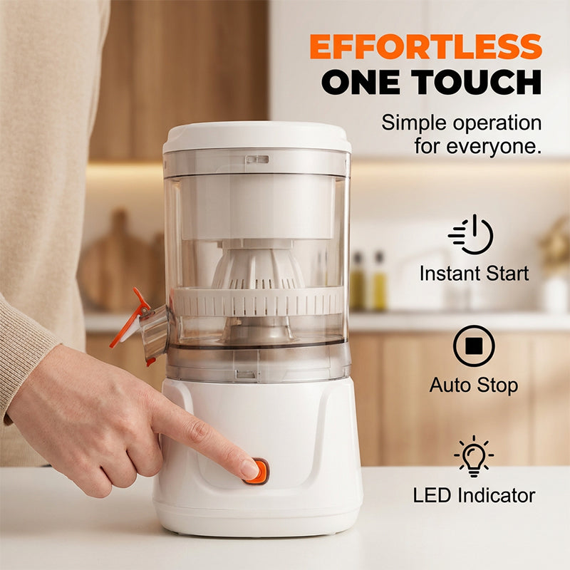 Portable Electric Citrus Juicer with Pulp Separation