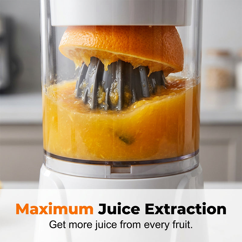 Portable Electric Citrus Juicer with Pulp Separation