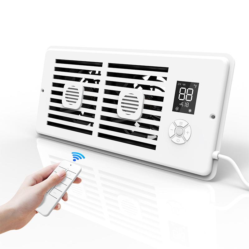 Smart Airflow Booster Fan with Temperature Control and Aroma Slot