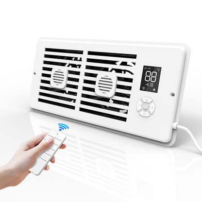 Smart Airflow Booster Fan with Temperature Control and Aroma Slot