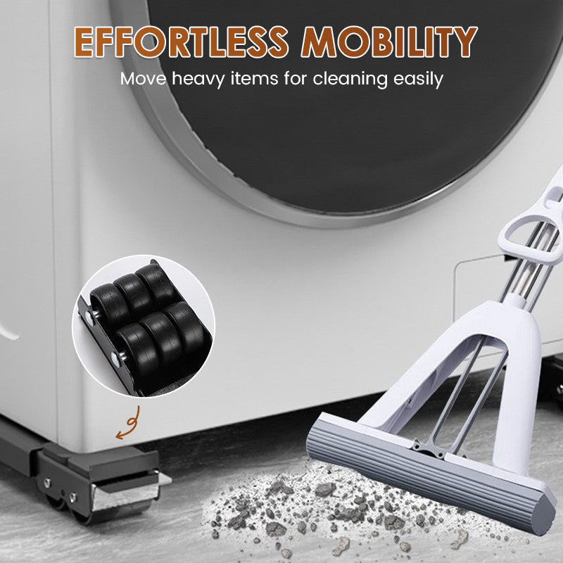 Adjustable 24-Wheel Appliance Stand with Locking Brakes