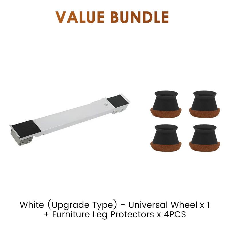 Adjustable 24-Wheel Appliance Stand with Locking Brakes