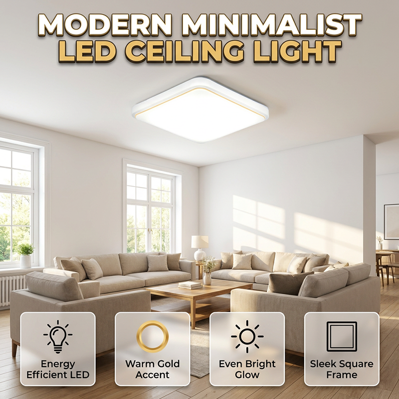 Modern Minimalist LED Ceiling Light