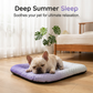 Cooling Gel Mat for Pets Summer Heat Relief Pad Breathable Non-Toxic Cool Sleeping Mat for Dogs Cats