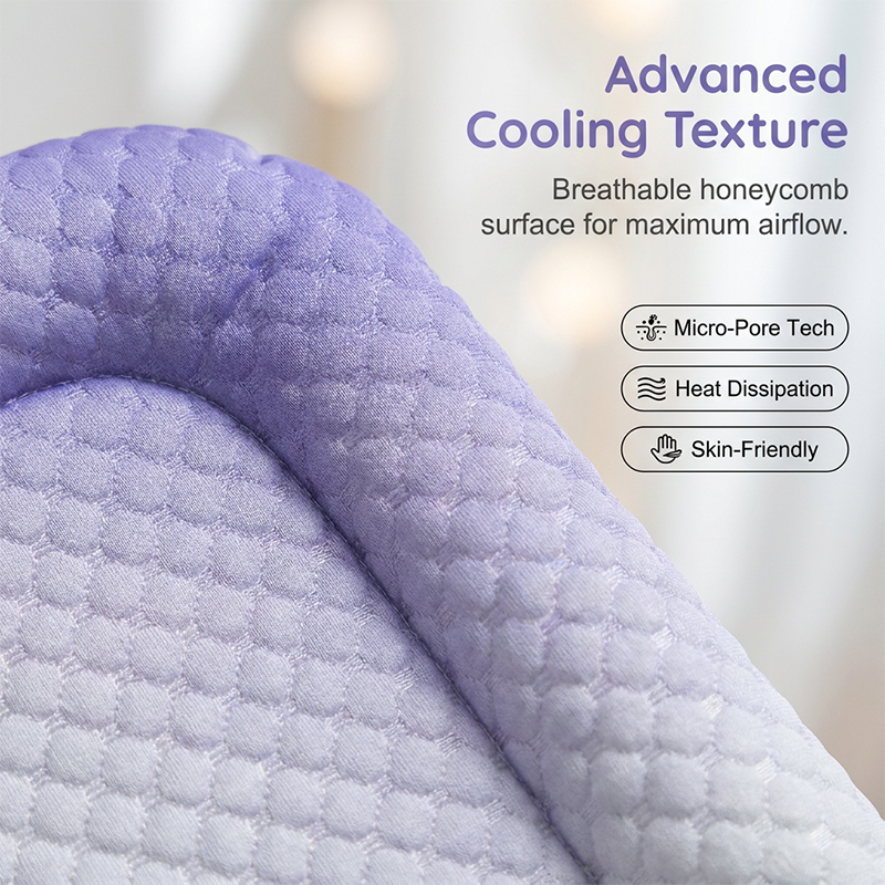 Cooling Gel Mat for Pets Summer Heat Relief Pad Breathable Non-Toxic Cool Sleeping Mat for Dogs Cats
