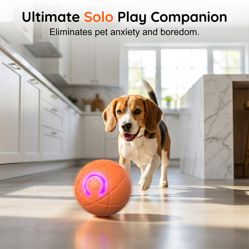 Auto-Bouncing Smart Pet Ball with Remote Control