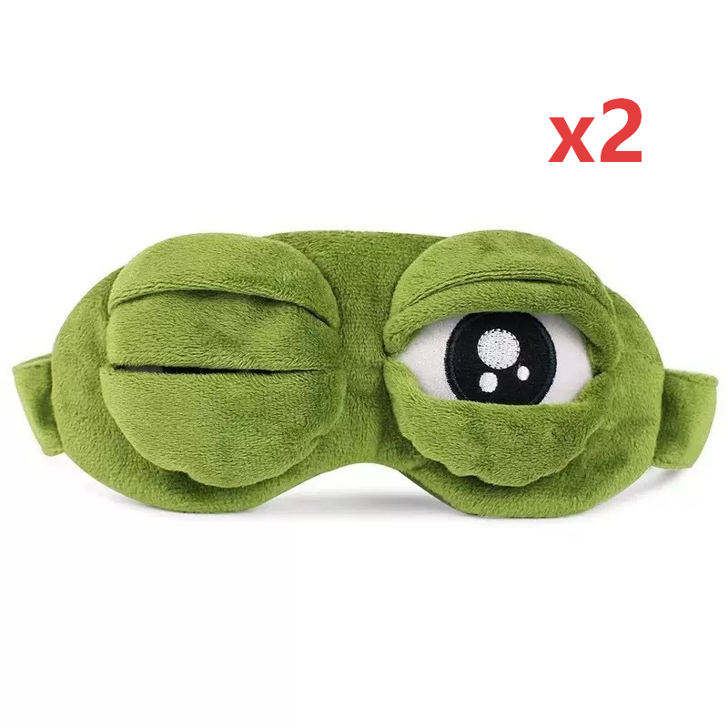 Adjustable Eyelid Frog Sleep Mask