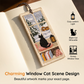 Cross-Stitch Cat Bookmark Kit 4 Seasonal Designs with Braided Tassels