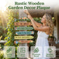 Rustic Wooden Garden Hanging Sign Wall Decor Plaque