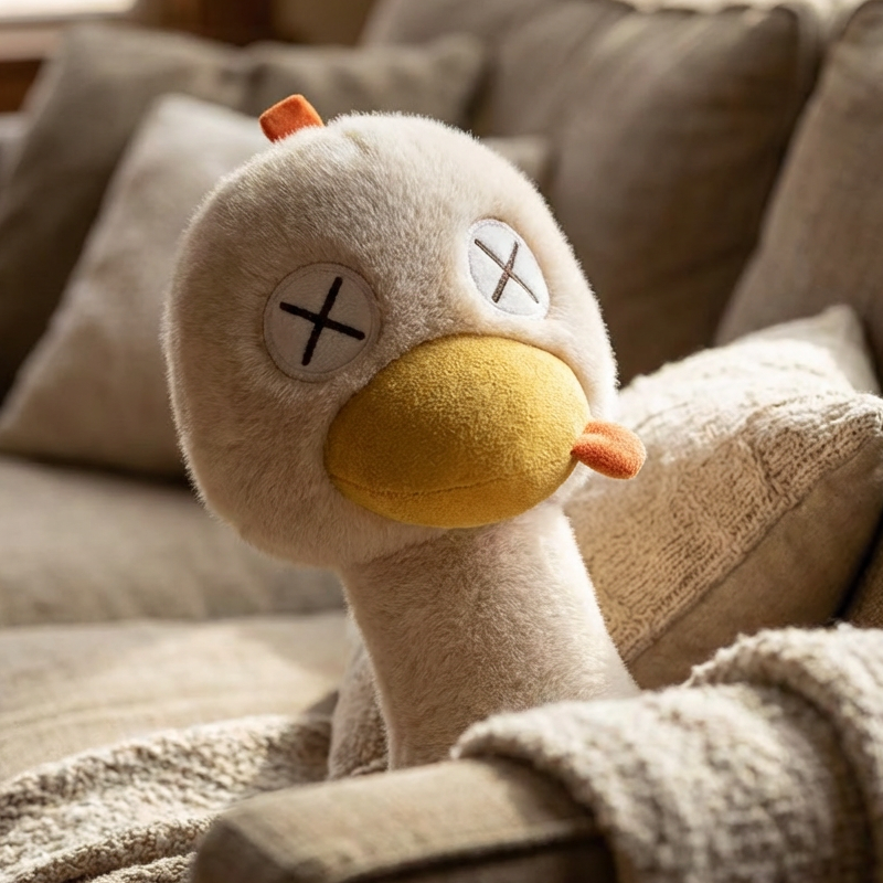 Magnetic Detachable Salted Duck Plush Toy