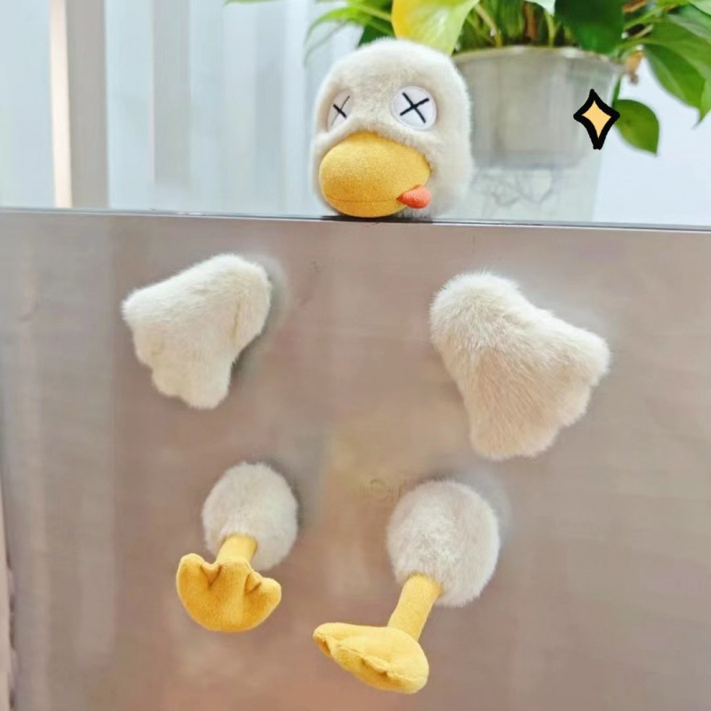 Magnetic Detachable Salted Duck Plush Toy