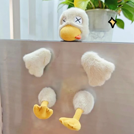 Magnetic Detachable Salted Duck Plush Toy