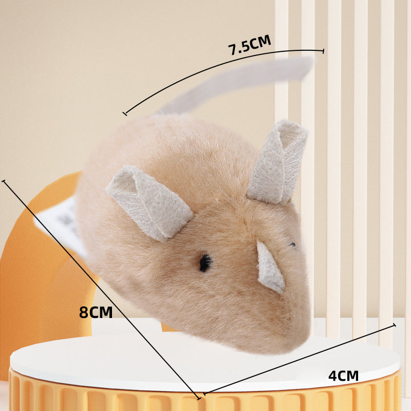 Interactive Plush Cat Toy with Realistic Sound