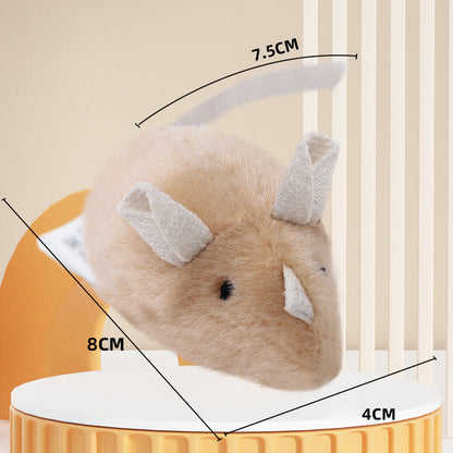 Interactive Plush Cat Toy with Realistic Sound