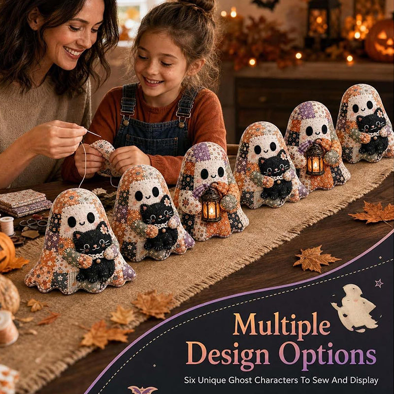 Little Ghost Cozy Halloween DIY Patchwork Craft Kit