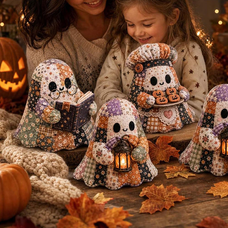 Little Ghost Cozy Halloween DIY Patchwork Craft Kit