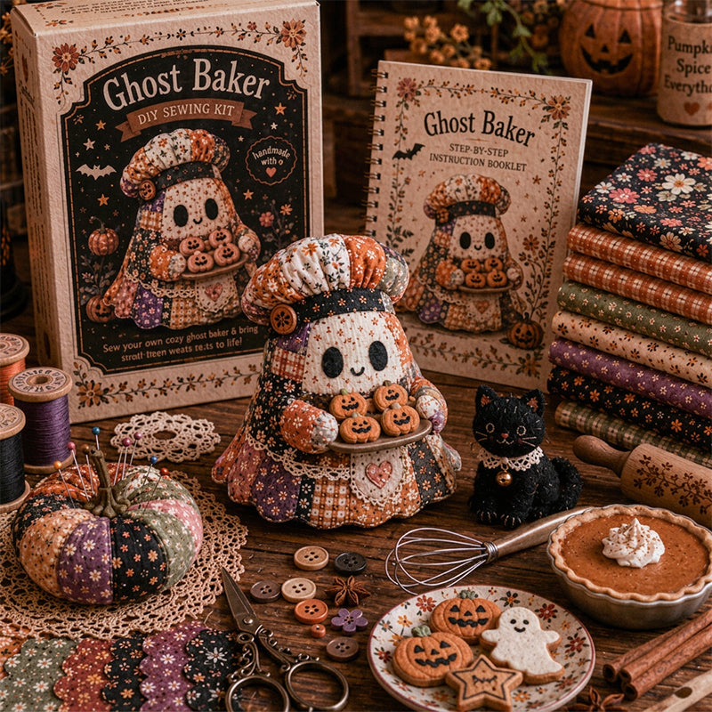 Little Ghost Cozy Halloween DIY Patchwork Craft Kit
