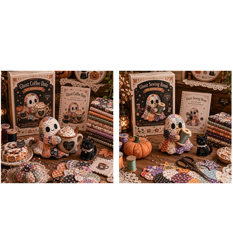 Little Ghost Cozy Halloween DIY Patchwork Craft Kit