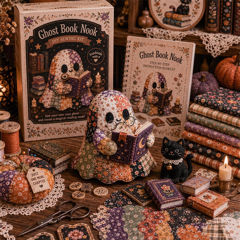 Little Ghost Cozy Halloween DIY Patchwork Craft Kit