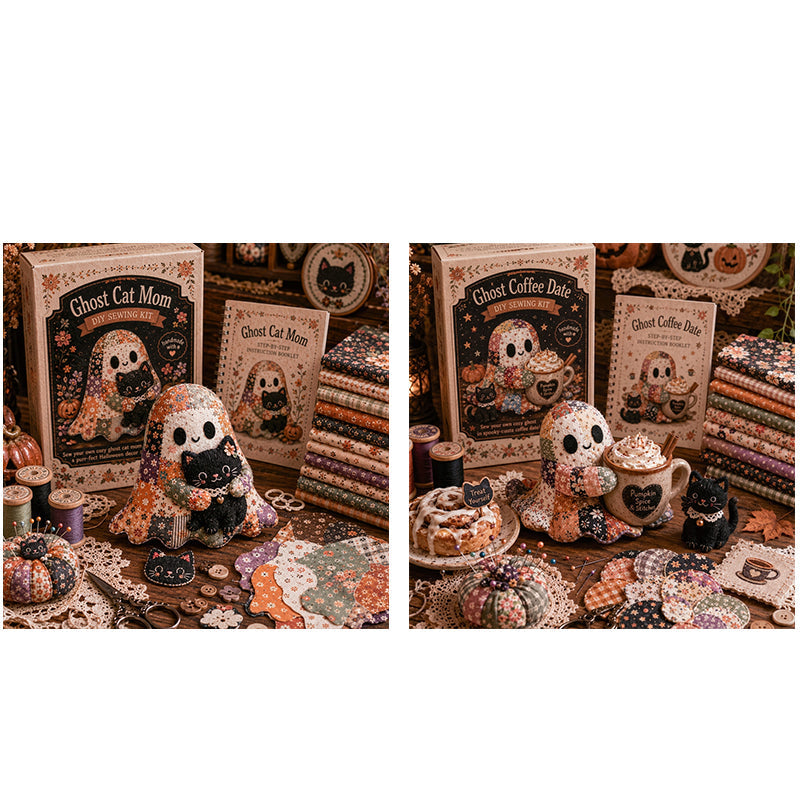 Little Ghost Cozy Halloween DIY Patchwork Craft Kit