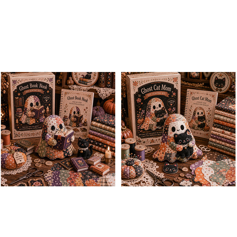 Little Ghost Cozy Halloween DIY Patchwork Craft Kit
