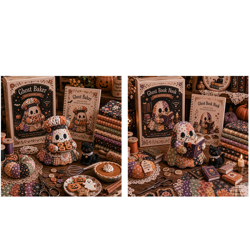 Little Ghost Cozy Halloween DIY Patchwork Craft Kit