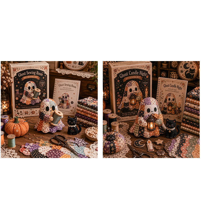 Little Ghost Cozy Halloween DIY Patchwork Craft Kit