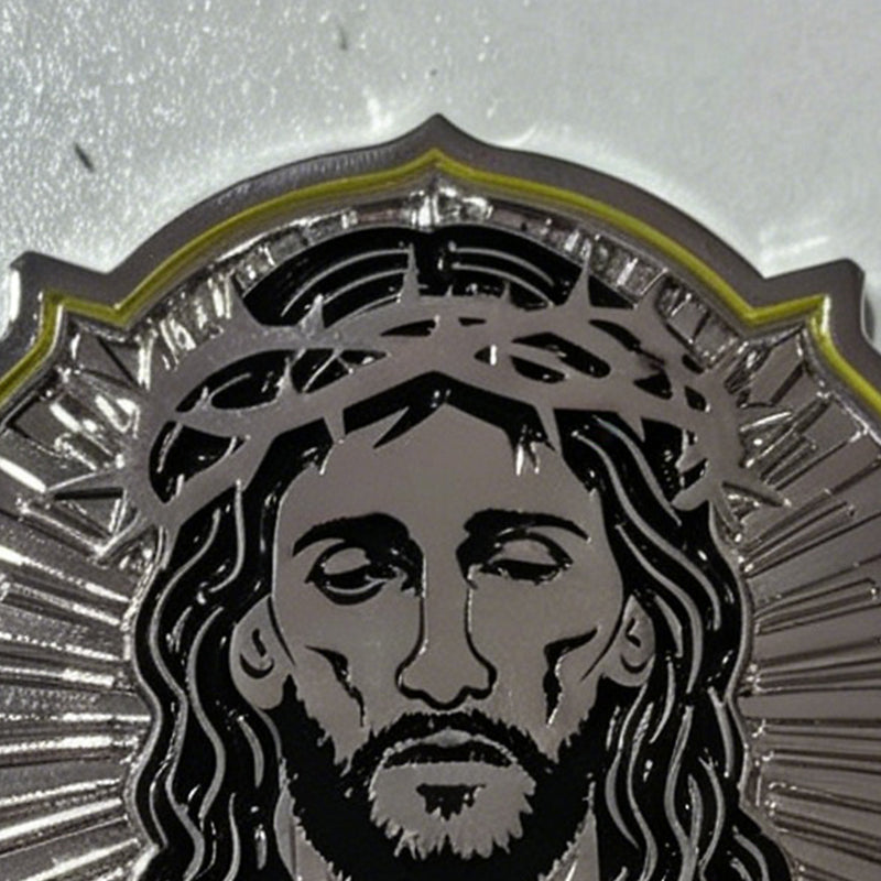 Faith Car Emblem 3D Jesus Christ Badge