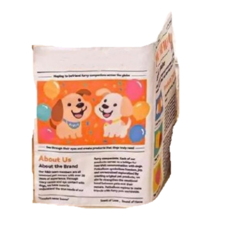 Crinkle Chew Toy for Dogs with Double-Layer Oxford Fabric