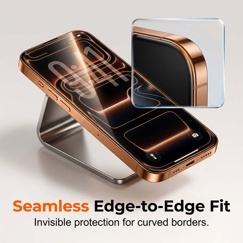 Auto-Align Tempered Glass Screen Protector with Dust Extraction